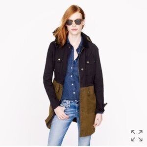 J.Crew Waxed Cotton Long Field Work Jacket Chore Coat  parka SzS Pricefirm